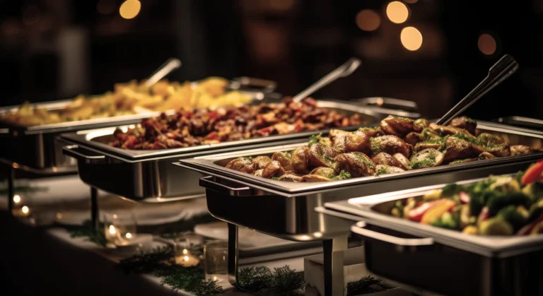 catering grad ob sotočju